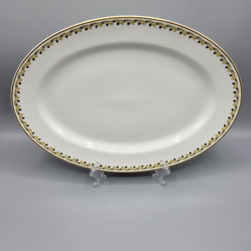 Vtg Haviland Limoges France Schleiger 101 Porcelain Serving Platter Oval 14"